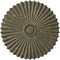 Ekena Millwork Shakuras Ceiling Medallion (For Canopies up to 5 3/4"), 33 7/8"OD x 2"P, Witch Hazel Crackle CM34SHWHC - alternate 1